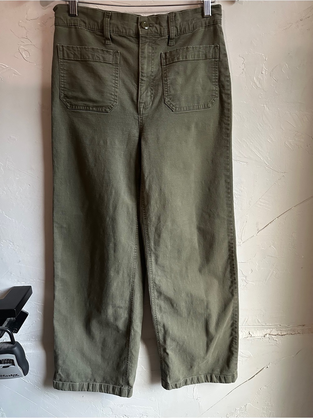 J.Crew Point Sur Olive Utility Pants 28 Tall 70s Patch Pocket Heritage Workwear